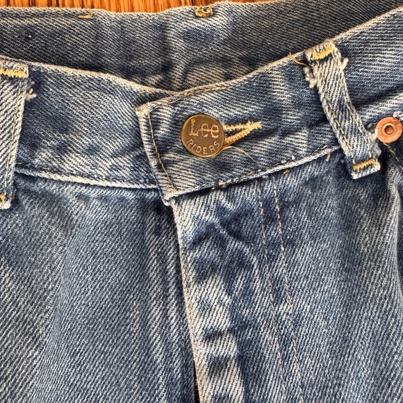 VINTAGE 80s/90s Women’s Denim Jeans LEE Bootcut - Picture 5 of 8